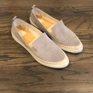Dolce Vita gray slip on shoes